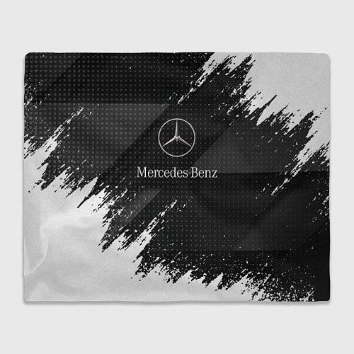 Плед Mercedes-Benz - Темный / 3D-Велсофт – фото 1