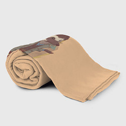 Плед флисовый Городской ёж, цвет: 3D-велсофт — фото 2