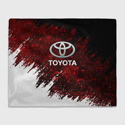 Плед флисовый Toyota Вектор, цвет: 3D-велсофт
