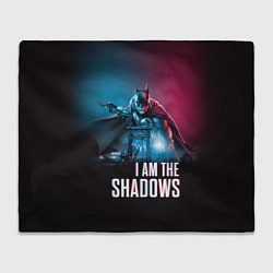 Плед флисовый I am the shadows, цвет: 3D-велсофт