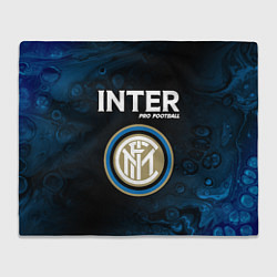 Плед флисовый INTER Pro Football Разводы, цвет: 3D-велсофт