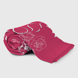 Плед флисовый Её величество Розы, цвет: 3D-велсофт — фото 2