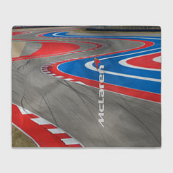 Плед флисовый McLaren Racing Route, цвет: 3D-велсофт