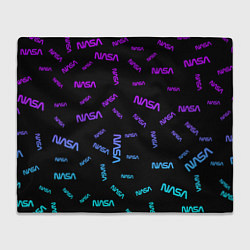 Плед флисовый NASA NEON PATTERN, цвет: 3D-велсофт