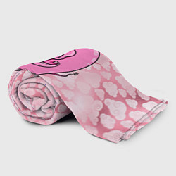 Плед флисовый Розовый влюбленный слон, цвет: 3D-велсофт — фото 2