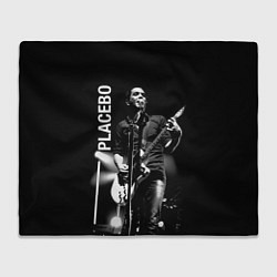 Плед флисовый Placebo Пласибо рок-группа, цвет: 3D-велсофт