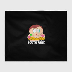 Плед флисовый Южный парк - гламурный Эрик, цвет: 3D-велсофт