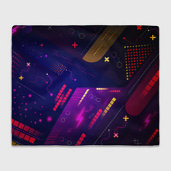 Плед Cyber neon pattern Vanguard