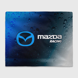 Плед флисовый MAZDA Racing Дождь, цвет: 3D-велсофт