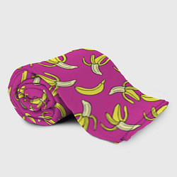 Плед флисовый Banana pattern Summer Color, цвет: 3D-велсофт — фото 2
