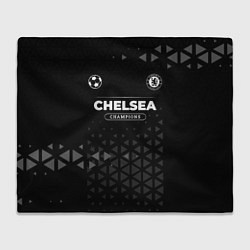 Плед флисовый Chelsea Форма Champions, цвет: 3D-велсофт