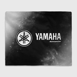 Плед флисовый ЯМАХА Autosport Пламя, цвет: 3D-велсофт