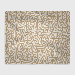 Плед флисовый Абстрактный лабиринт, цвет: 3D-велсофт