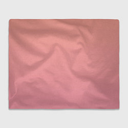 Плед флисовый Gradient Roseanna Orange to pink, цвет: 3D-велсофт