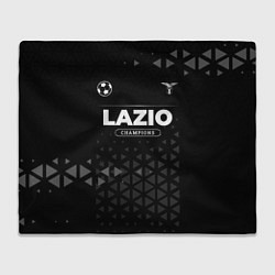 Плед флисовый Lazio Champions Uniform, цвет: 3D-велсофт