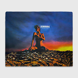 Плед флисовый Deadly Sting - Scorpions, цвет: 3D-велсофт
