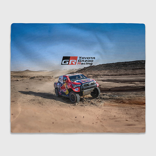 Плед Toyota Gazoo Racing Rally Desert Competition Ралли / 3D-Велсофт – фото 1