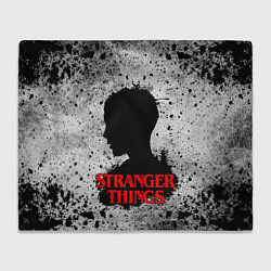 Плед флисовый Очень странные дела Stranger things, цвет: 3D-велсофт