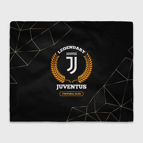 Плед Лого Juventus и надпись Legendary Football Club на / 3D-Велсофт – фото 1