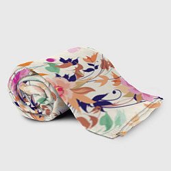 Плед флисовый Summer floral pattern, цвет: 3D-велсофт — фото 2