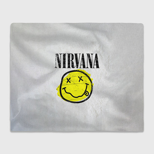 Плед Nirvana логотип гранж / 3D-Велсофт – фото 1