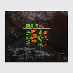 Плед флисовый Still Waiting - Sum 41, цвет: 3D-велсофт