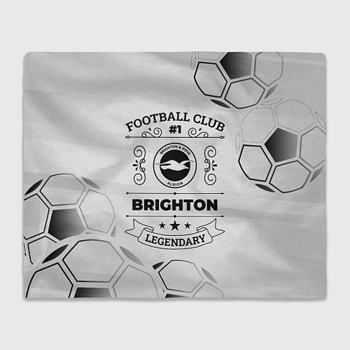 Плед Brighton Football Club Number 1 Legendary / 3D-Велсофт – фото 1