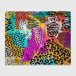 Плед флисовый LEOPARD TEXTURE, цвет: 3D-велсофт