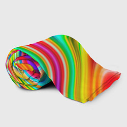 Плед флисовый Rainbow colors, цвет: 3D-велсофт — фото 2