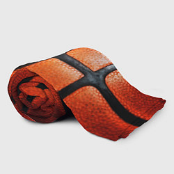 Плед флисовый Баскетбольный мяч текстура, цвет: 3D-велсофт — фото 2