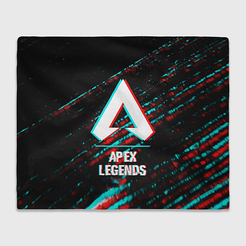 Плед Apex Legends в стиле glitch и баги графики на темн / 3D-Велсофт – фото 1