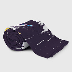 Плед флисовый Эдик космонавт отдыхает на Луне, цвет: 3D-велсофт — фото 2