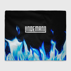 Плед флисовый Lindemann blue fire, цвет: 3D-велсофт
