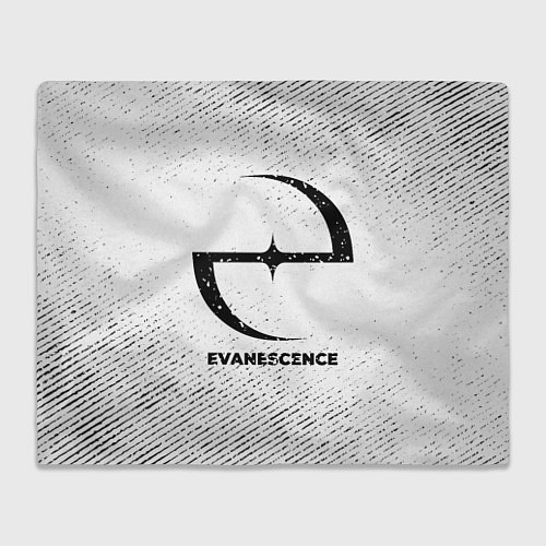 Плед Evanescence с потертостями на светлом фоне / 3D-Велсофт – фото 1