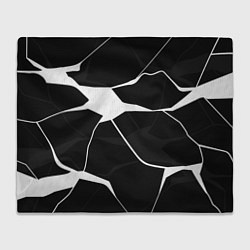 Плед флисовый Черно-белая классика, цвет: 3D-велсофт