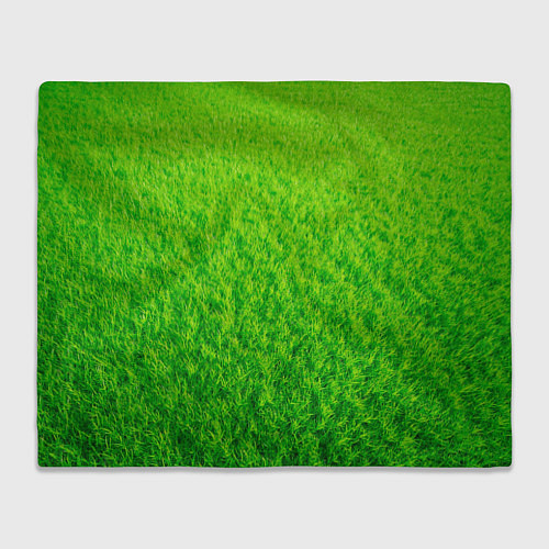 Плед Трава зеленая / 3D-Велсофт – фото 1