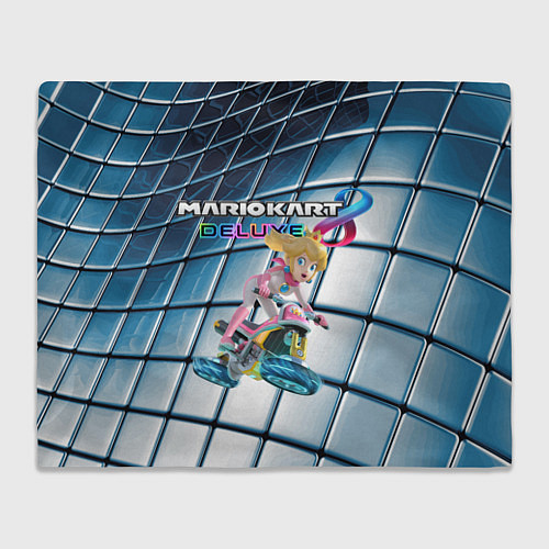 Плед Принцесса Персик гонщица - Mario Kart 8 Deluxe / 3D-Велсофт – фото 1