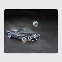 Плед флисовый Buick Wildcat - cabriolet, цвет: 3D-велсофт