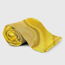 Плед флисовый Сладкий янтарный мед, цвет: 3D-велсофт — фото 2