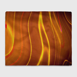 Плед флисовый Пламенная абстракция, цвет: 3D-велсофт
