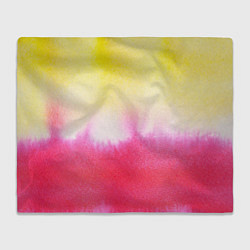 Плед флисовый Солнечная акварель, цвет: 3D-велсофт