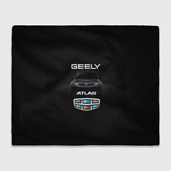 Плед флисовый Geely Атлас, цвет: 3D-велсофт