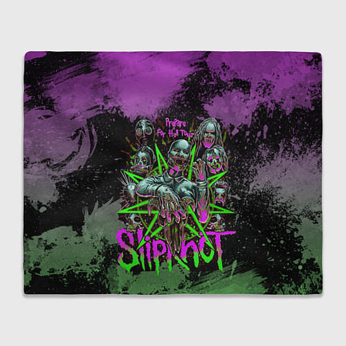 Плед Slipknot satan / 3D-Велсофт – фото 1