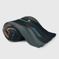 Плед флисовый Бэха на ночной гоночной трассе - M Performance, цвет: 3D-велсофт — фото 2