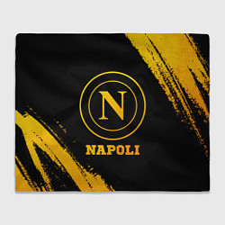 Плед флисовый Napoli - gold gradient, цвет: 3D-велсофт