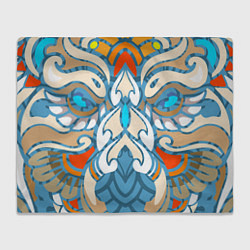 Плед флисовый Нежные восточные узоры, цвет: 3D-велсофт