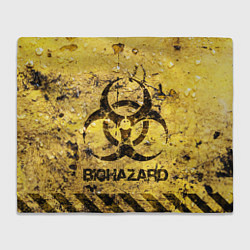 Плед флисовый Danger biohazard, цвет: 3D-велсофт