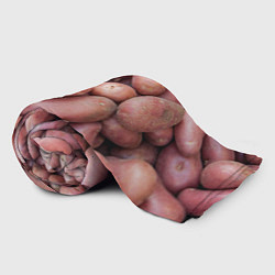 Плед флисовый Картофельные клубни, цвет: 3D-велсофт — фото 2