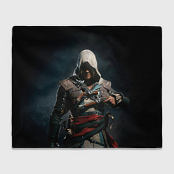 Плед флисовый Assassins Creed 4, цвет: 3D-велсофт