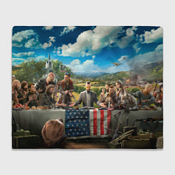 Плед флисовый Far Cry, цвет: 3D-велсофт